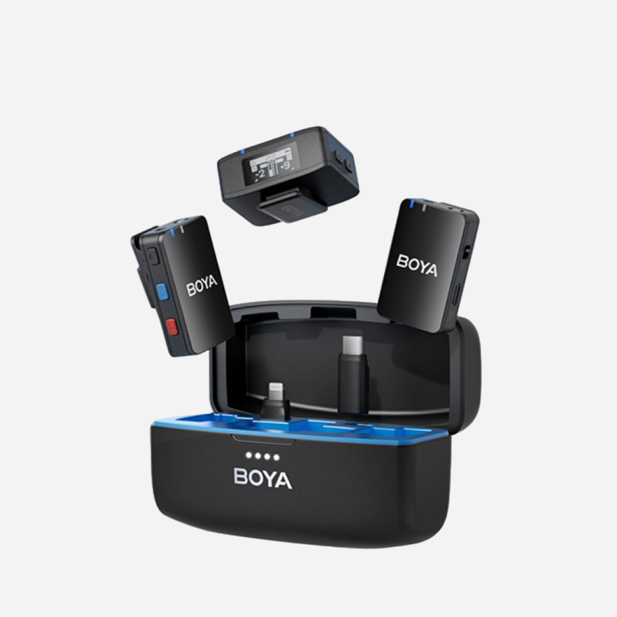 Heyup | BOYA All-in-One Wireless Mic with On-Board REC Best for YouTube  videos, Podcasting, Live Streaming, or Video Conferencing