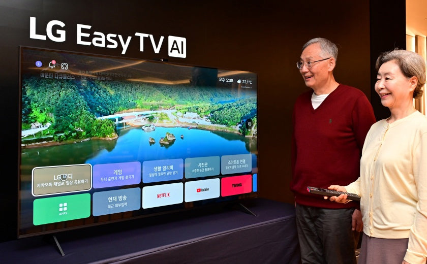 LG Launches 'Easy TV': A Senior-Friendly Television