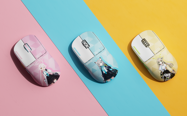 Pulsar Unveils 'Blue Archive' Themed X2 CrazyLight Mice