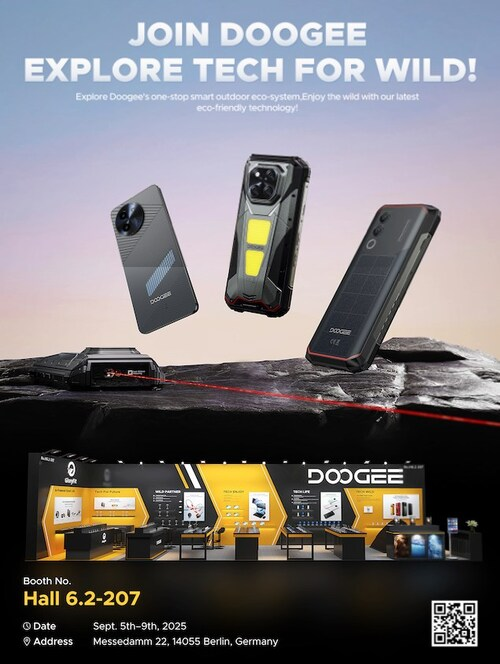DOOGEE Brings “Tech For The Wild” to IFA 2025