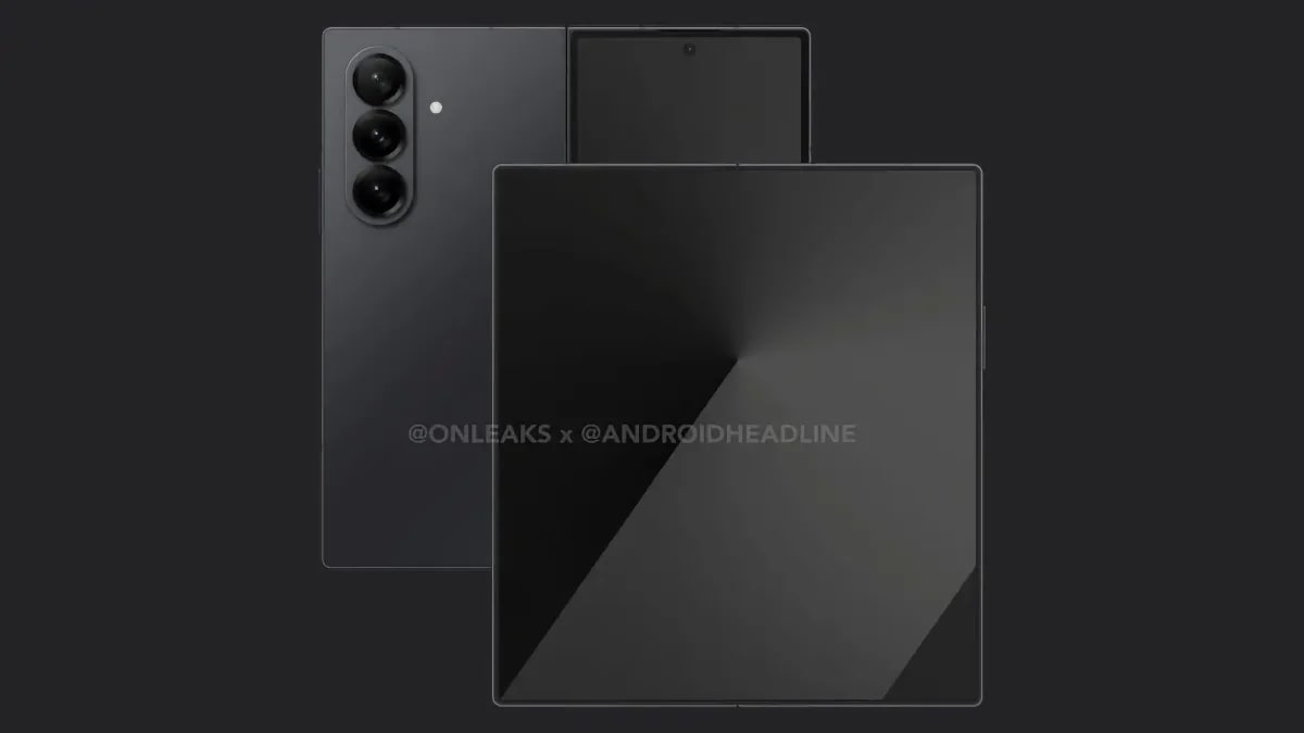 Galaxy Z Fold 7 Render