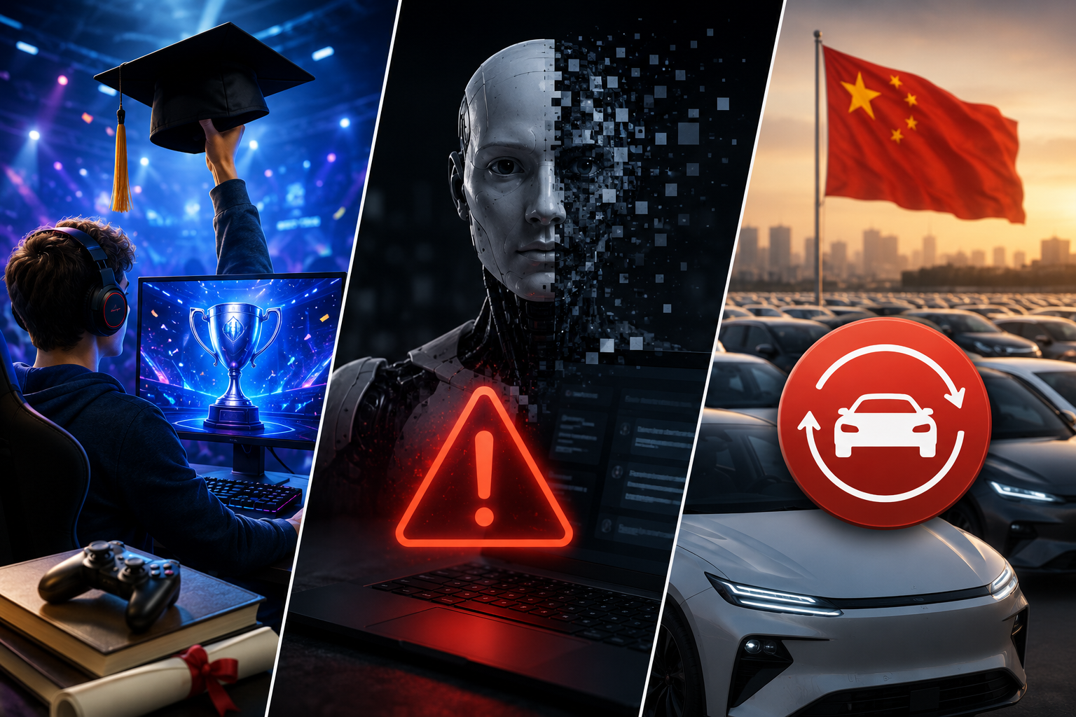 HeyWhatsNew: Video Game Scholarships, Unethical AI Training, and China’s Largest Vehicle Recall