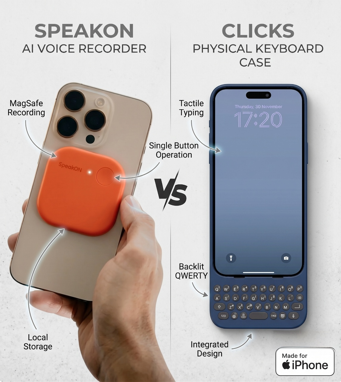 Clicks vs. Speakon: Two Answers to the Same iPhone Problem