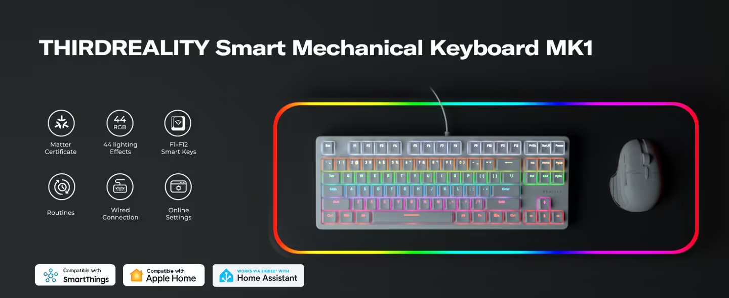 THIRDREALITY Launches MK1: A Mechanical Keyboard That Doubles as a Sma ...