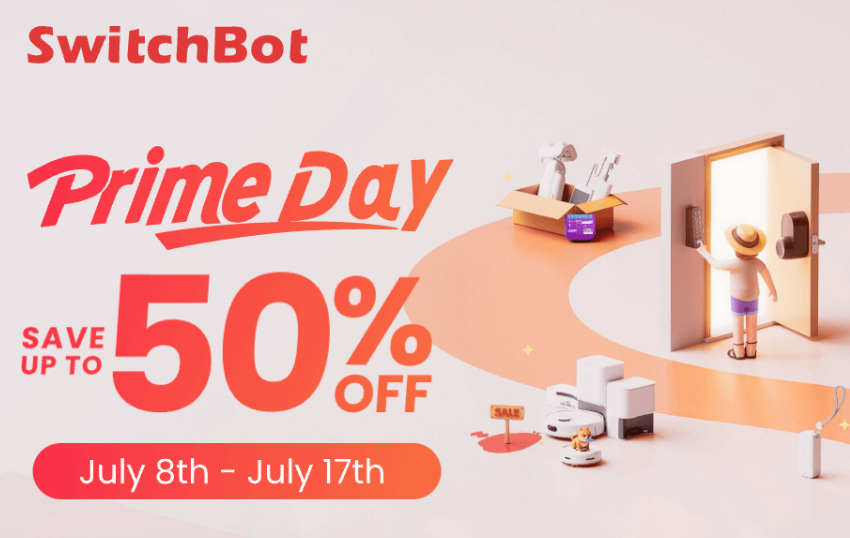 Save up to 50% on SwitchBot for Prime Day 2025!