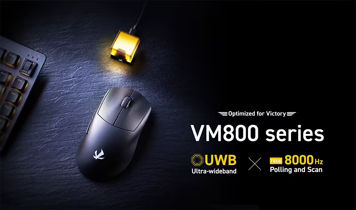 ELECOM Unveils VM800: The World's First Gaming Mouse with UWB and True 8KHz Wireless Technology