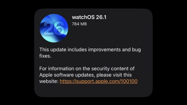 watchOS 26.1