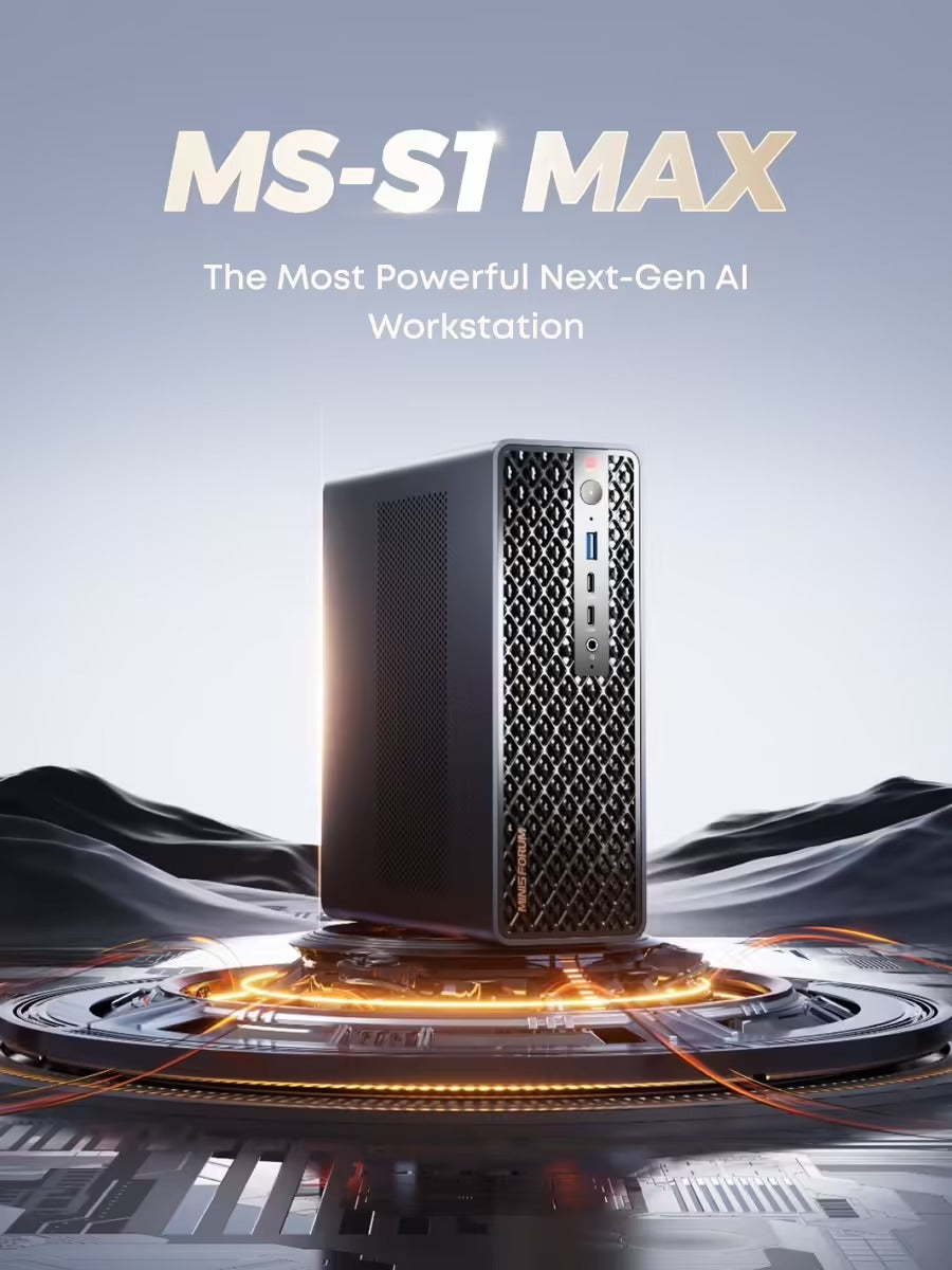 Minisforum Unveils MS-S1 MAX: A "Strix Halo" Powered AI Workstation with USB4 v2 and PCIe Expansion