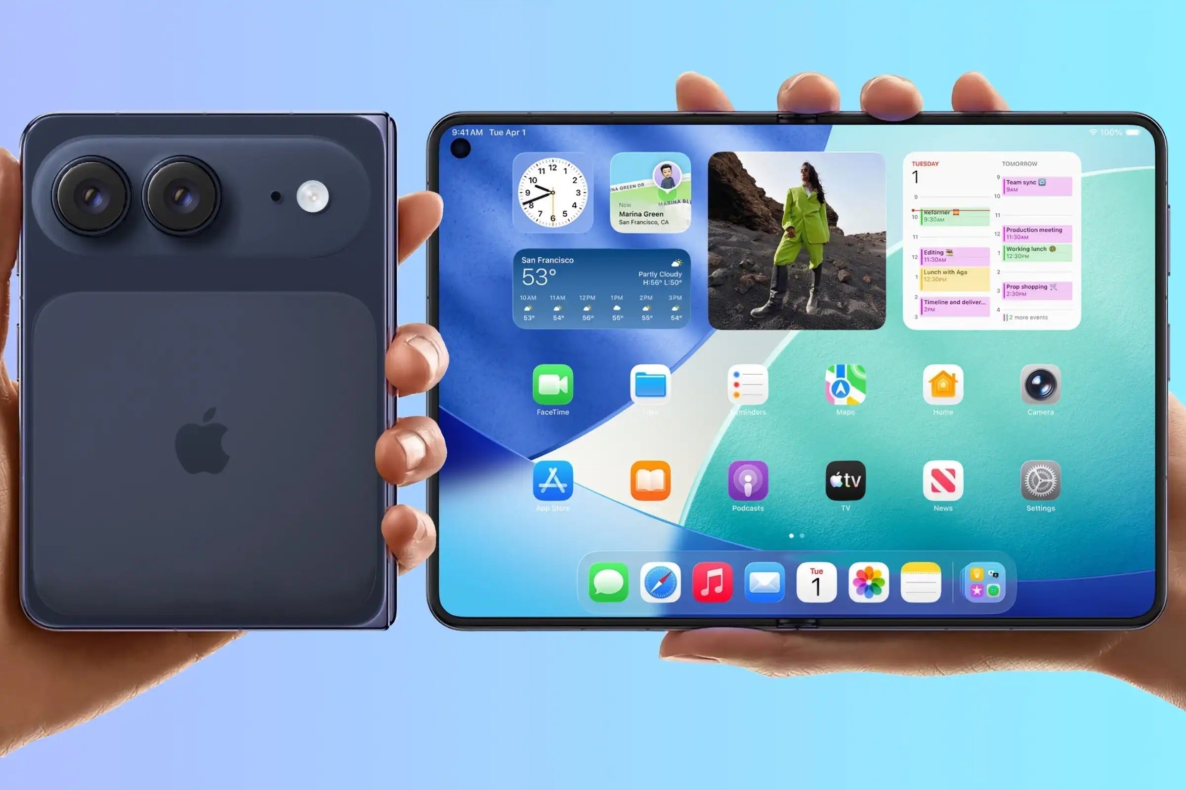Foldable iPhone Ultra Color Options Leaked: Silver and Dark Blue