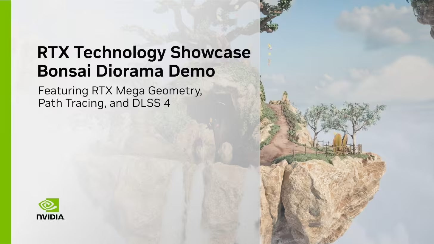 NVIDIA Unveils 'Bonsai Diorama' Tech Demo, Showcasing DLSS 4 