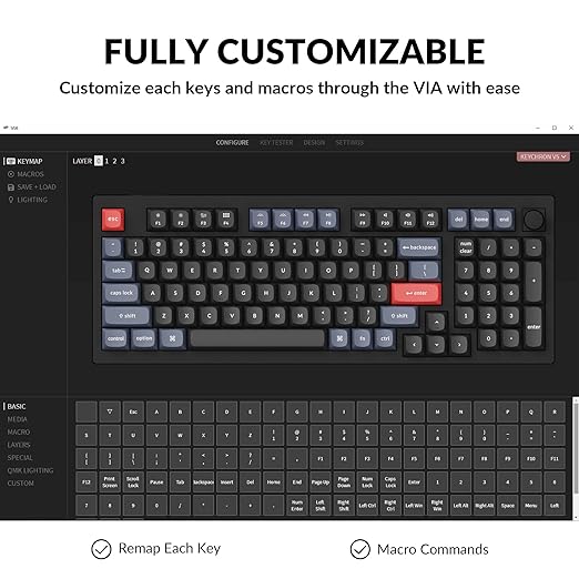 Keychron Sub-brand Lemokey X5 Wired Gaming Keyboard