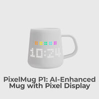 PixelMug P1: AI-Enhanced Mug with Pixel Display
