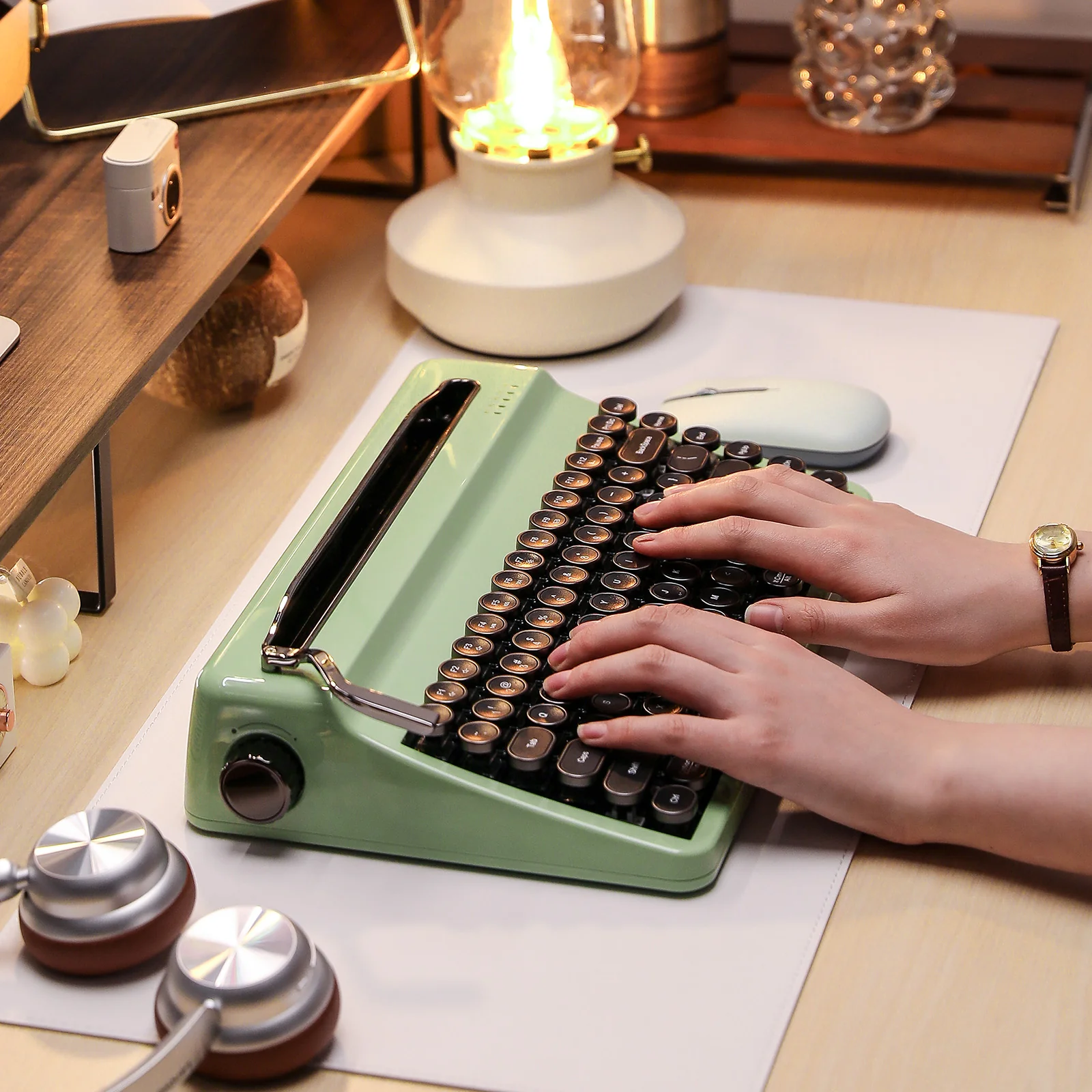 Typewriter Add Heyup| YUNZII QL75 New Retro Typewriter Mechanical Keyboard - Heyup