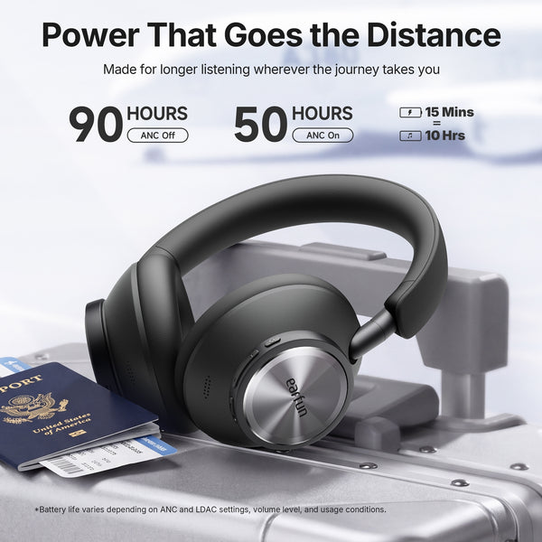 EarFun Wave Pro X - Premium Hybrid ANC Headphones