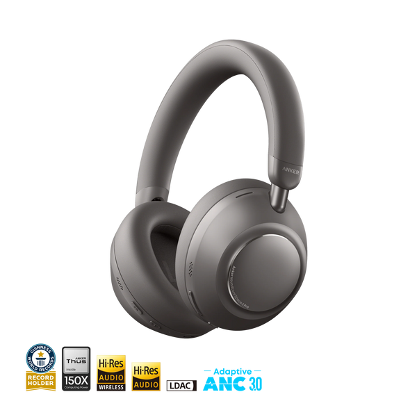 Soundcore Space 2 Pro Noise Cancelling Headphones - Guinness World Record for Call Clarity