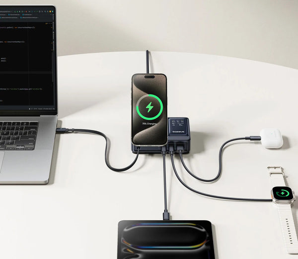 Baseus Nomos Charging Station 245W 6‑in‑1 USB‑C Power Strip