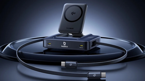 Baseus Nomos Charging Station 245W 6‑in‑1 USB‑C Power Strip