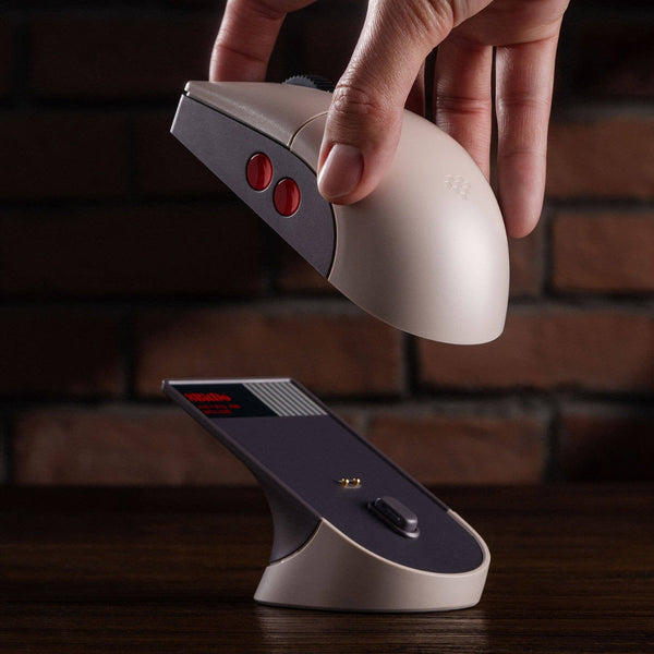 8BitDo Retro R8 N Edition Gaming Mouse & Charging Dock