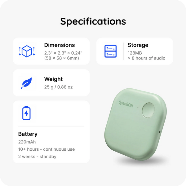 SpeakON- Physical AI Button