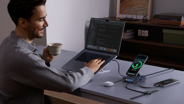 Baseus Nomos Charging Station 245W 6‑in‑1 USB‑C Power Strip