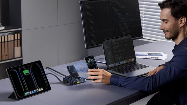 Baseus Nomos Charging Station 245W 6‑in‑1 USB‑C Power Strip