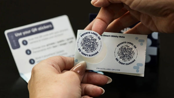 PLQR The Smart Sticky Note Smart QR Code Labels