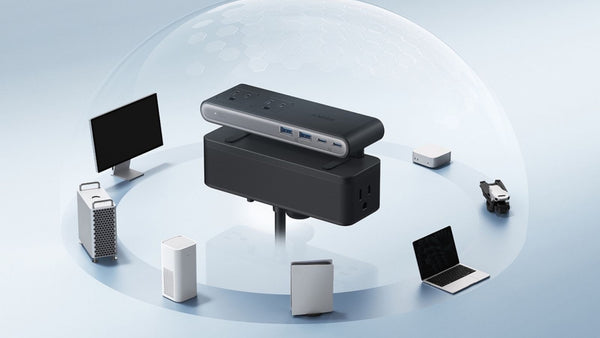 Anker Nano Power Strip with 70W USB-C Desk Clamp