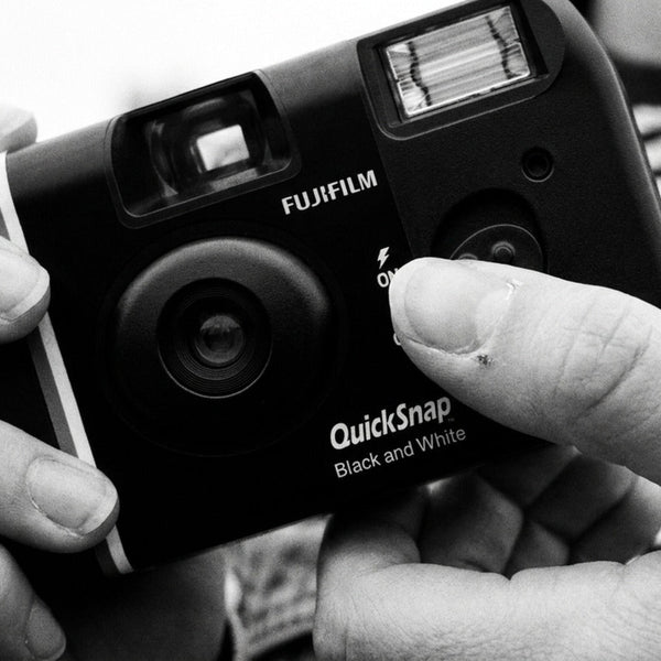 FUJIFILM QuickSnap Black and White Disposable Camera