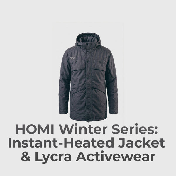 HOMI Winter Shields: Instant-Heated Jacket & Warm Activewear