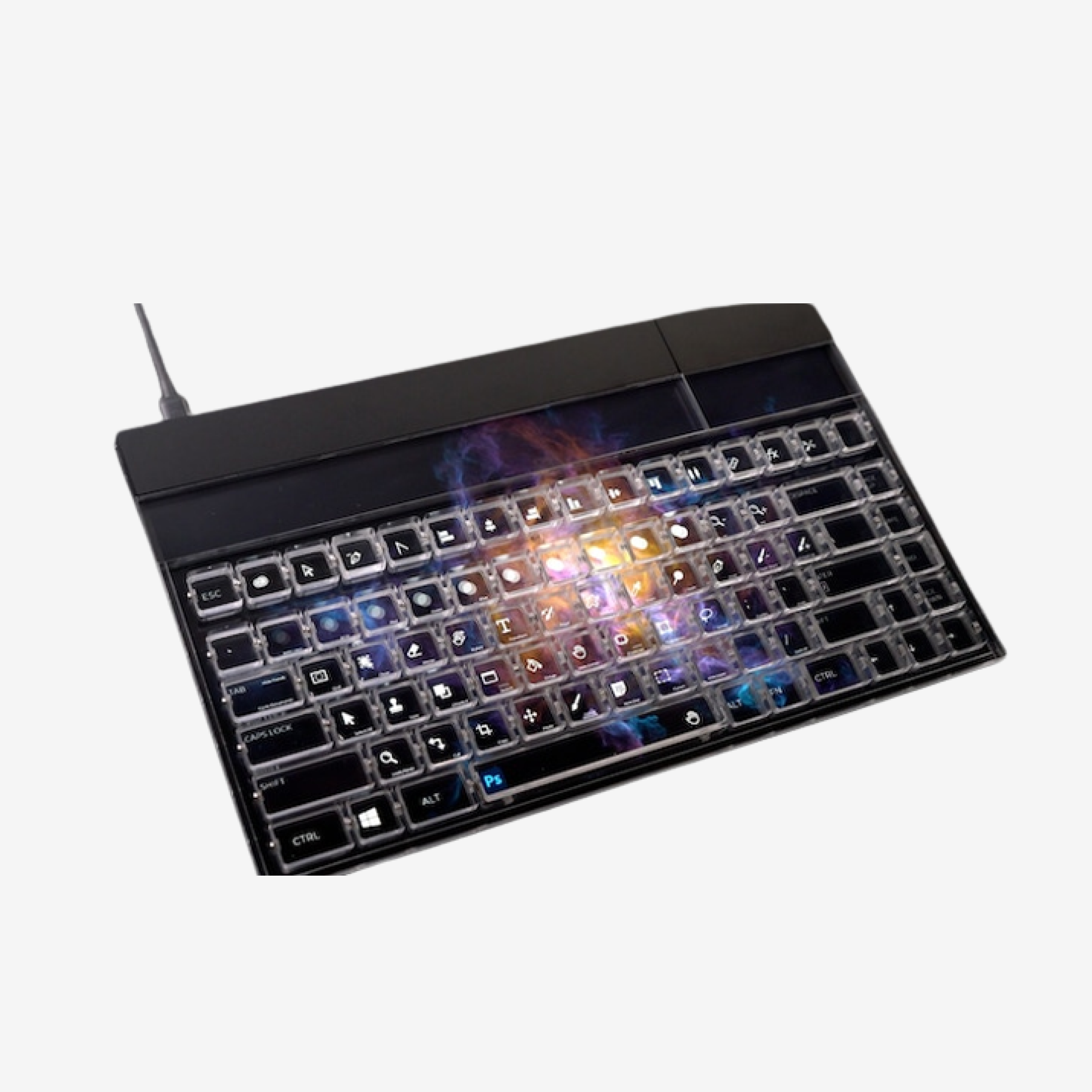 Function Key Transparent Keyboard Flux Transparent Keyboard With Integrated Display Tryout & Reviews - Heyup