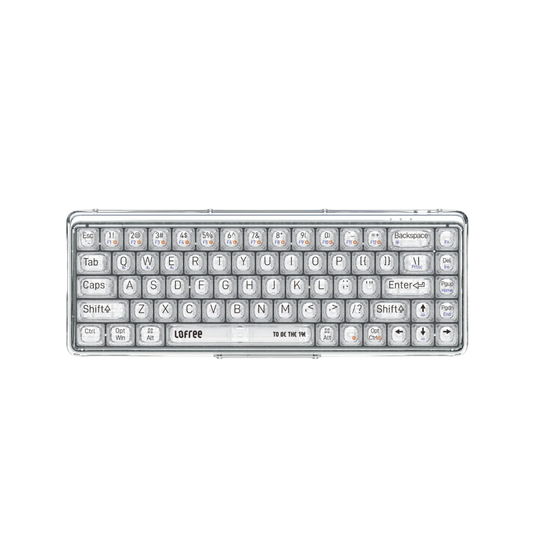 LOFREE 1 Transparent Mechanical Keyboard Heyup Tryout Campaign